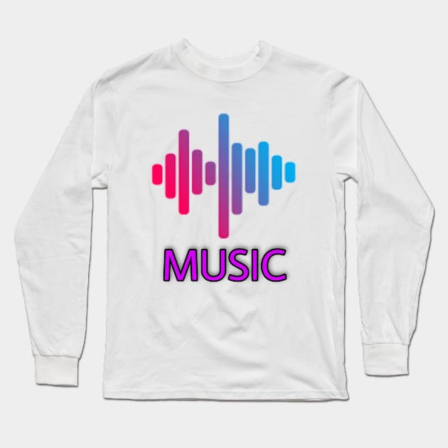 Music Long Sleeve T-Shirt by see mee